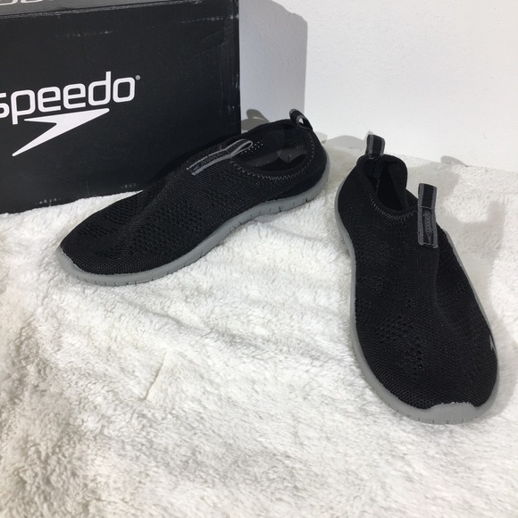 Speedo Shoes - Speedo Black Surf Knit Water Shoes - 7